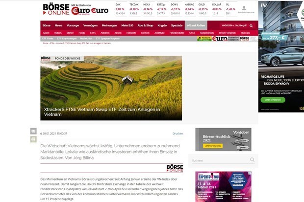 Média allemand il est temps pour les investisseurs de se tourner au Vietnam